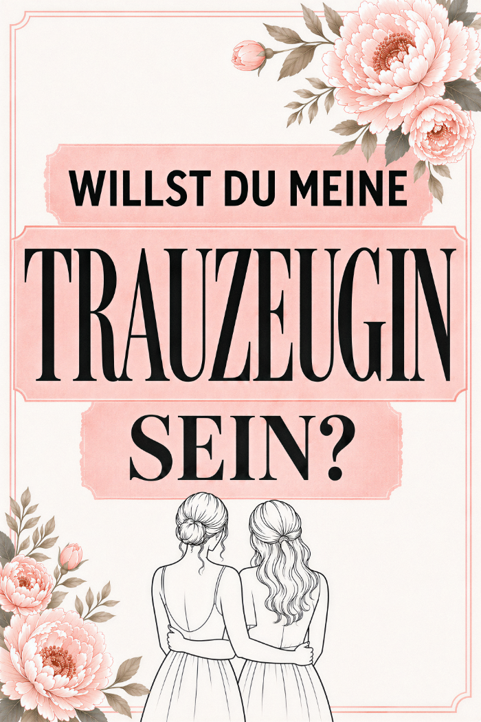 Buchcover: Willst du meine Trauzeugin sein?